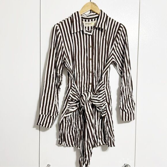 Jen's Pirate Booty Amata Striped Shirt Dress Size M - Picture 4 of 6